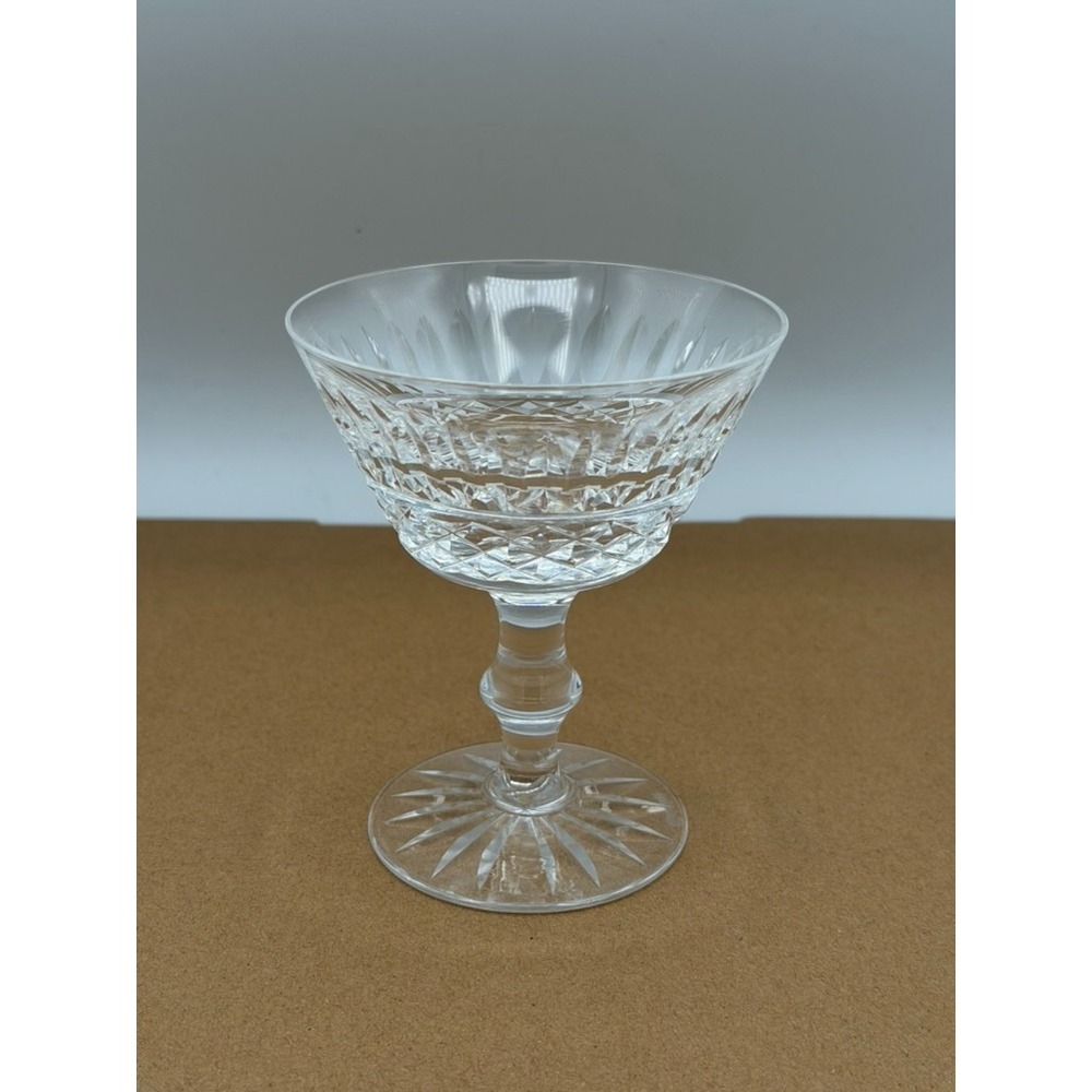Vintage Waterford Tramore Crystal Champagne Sherbet Glass 4.5" Signed